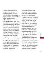 Preview for 129 page of LG VOLT LG700 User Manual