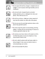 Preview for 4 page of LG VOYAGER User Manual