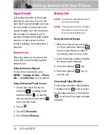 Preview for 28 page of LG VOYAGER User Manual