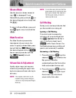 Preview for 30 page of LG VOYAGER User Manual