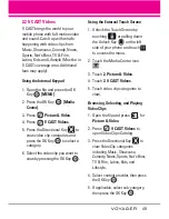 Preview for 51 page of LG VOYAGER User Manual