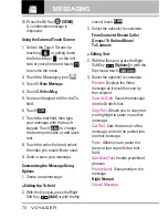 Preview for 72 page of LG VOYAGER User Manual