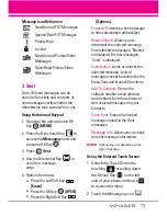 Preview for 75 page of LG VOYAGER User Manual