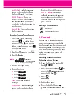 Preview for 77 page of LG VOYAGER User Manual
