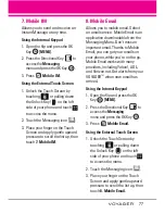 Preview for 79 page of LG VOYAGER User Manual