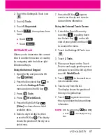 Preview for 99 page of LG VOYAGER User Manual