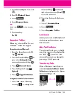 Preview for 107 page of LG VOYAGER User Manual