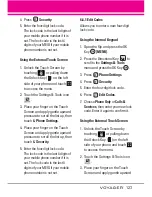 Preview for 125 page of LG VOYAGER User Manual