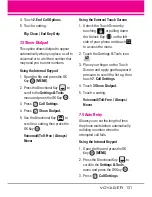 Preview for 133 page of LG VOYAGER User Manual