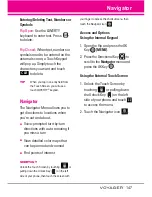 Preview for 149 page of LG VOYAGER User Manual