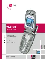 LG VX4270 Get Started Manual preview