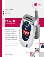 LG VX5200 Brochure preview