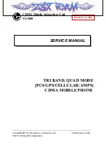 Preview for 1 page of LG VX5400 Service Manual