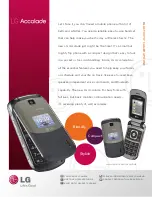 LG VX5600 Datasheet предпросмотр