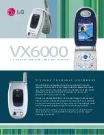 LG VX6000 Brochure & Specs preview