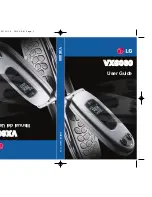 LG VX6000 User Manual preview