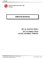 Preview for 2 page of LG VX9100 Maroon Service Manual