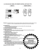 Предварительный просмотр 9 страницы LG W081CA SG2 Service Manual