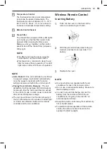 Preview for 17 page of LG W081CE SU0 Owner'S Manual