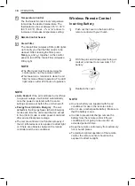 Предварительный просмотр 18 страницы LG W121CE SL0 Owner'S Manual