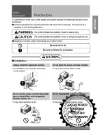 Предварительный просмотр 3 страницы LG W122CA TSC4 Owner'S Manual