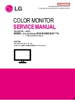 LG W2243C Service Manual предпросмотр