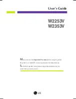 LG W2253V-PF User Manual preview