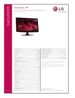 Предварительный просмотр 2 страницы LG W2361VG-PF -  - 23" LCD Monitor Specifications