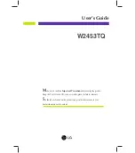 LG W2453HQV User Manual предпросмотр