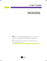 LG W2453SQ-PF User Manual preview