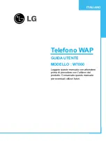 LG W7000 User Manual предпросмотр