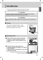 Предварительный просмотр 21 страницы LG WAD34UA2R Owner'S Manual