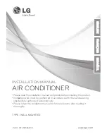 LG Wall-Mounted Air Conditioner Installation Manual preview