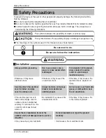 Preview for 4 page of LG Wall Mounted Air Conditioner Installation Manual