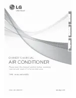 LG Wall-Mounted Air Conditioner Owner'S Manual preview