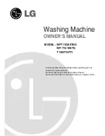 LG Washing Machine Owner'S Manual preview