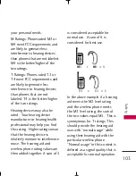 Предварительный просмотр 105 страницы LG Wave User Manual