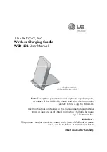 LG WCD-101 User Manual preview