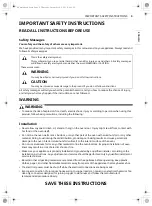 Preview for 3 page of LG WCES6428F Installation Manual