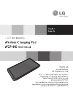 LG WCP-500 User Manual предпросмотр