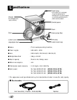 Preview for 5 page of LG WD-10391TDK Owner'S Manual