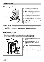 Предварительный просмотр 8 страницы LG WD-14135D6 Owner'S Manual