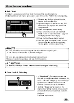 Предварительный просмотр 25 страницы LG WD-14135D6 Owner'S Manual