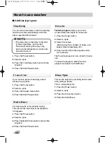 Предварительный просмотр 22 страницы LG WD-D17D6 Owner'S Manual