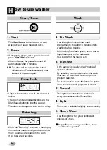 Предварительный просмотр 20 страницы LG WD-ND13WM Owner'S Manual