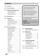 Preview for 2 page of LG WD14030FD6 Owner'S Manual