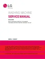 LG WD205C Series Service Manual preview