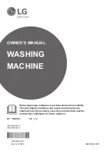 LG WD95H606RCH Owner'S Manual preview