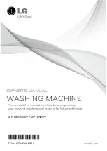 Предварительный просмотр 1 страницы LG WF-D120V Owner'S Manual