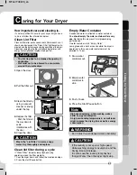 Предварительный просмотр 41 страницы LG WF-D90PW Owner'S Manual